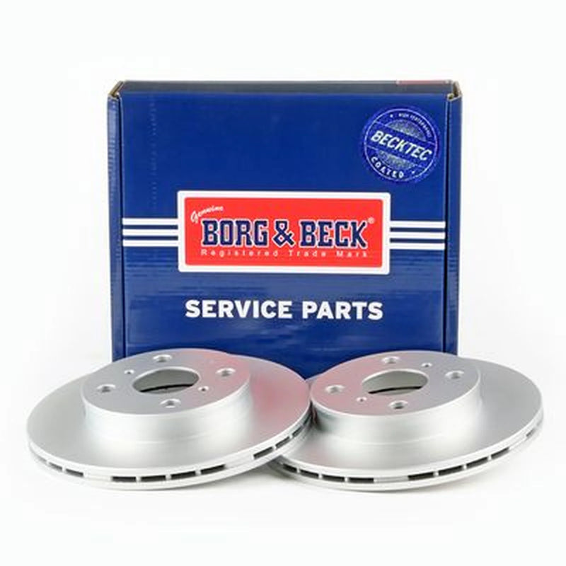Borg & Beck 2 x Vented Front Brake Discs BBD4172