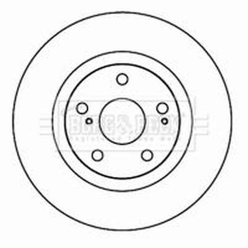 Borg & Beck 2 x Vented Front Brake Discs BBD4606