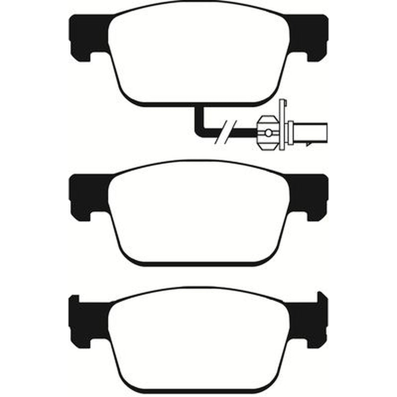 Abtex Front Brake Pad Set PLU2302