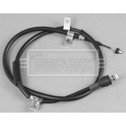 Borg & Beck Handbrake Cable Right Rear BKB2406