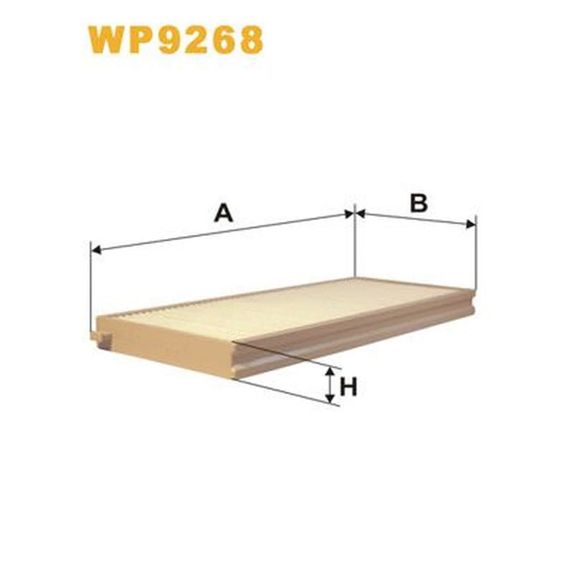 WIX Cabin Air Filter (Pollen Filter) WP9268