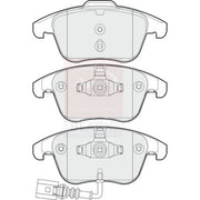 Apec Front Brake Pad Set PAD1653B