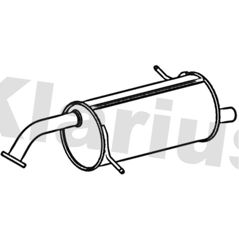 Klarius Box With Tail Pipe Rear MA426W