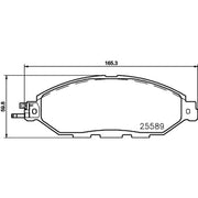 Mintex Front Brake Pad Set MDB3708