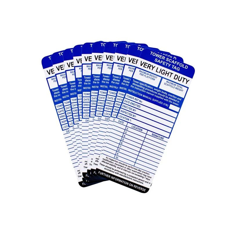 Scan Tower Tag Inserts Pack Of 10 - TG1210