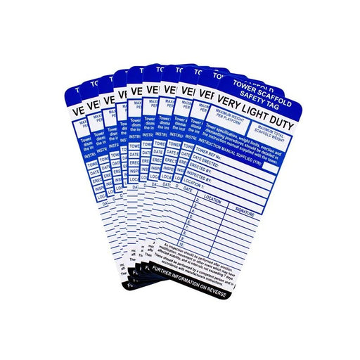 Scan Tower Tag Inserts Pack Of 10 - TG1210