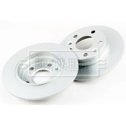 Borg & Beck 2 x Solid Rear Brake Discs BBD5635