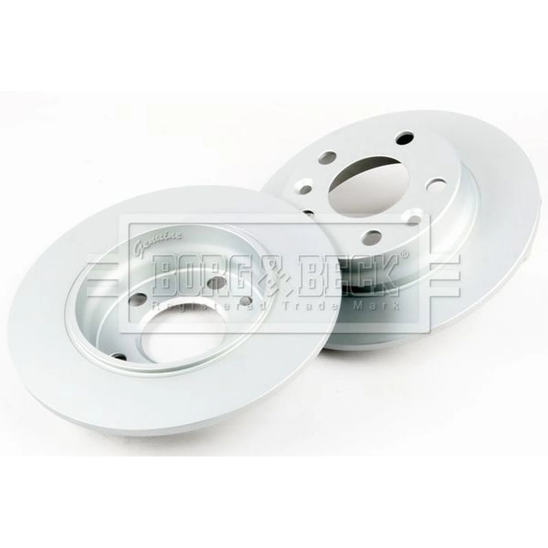Borg & Beck 2 x Solid Rear Brake Discs BBD5635