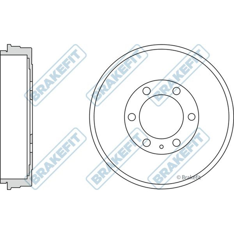 Apec Brake Drum Assembly Rear BDR9034