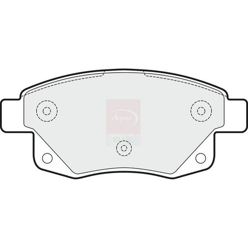 Apec Rear Brake Pad Set PD3095