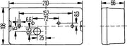Hella 2VP 006 040-117 Tail Light Assembly
