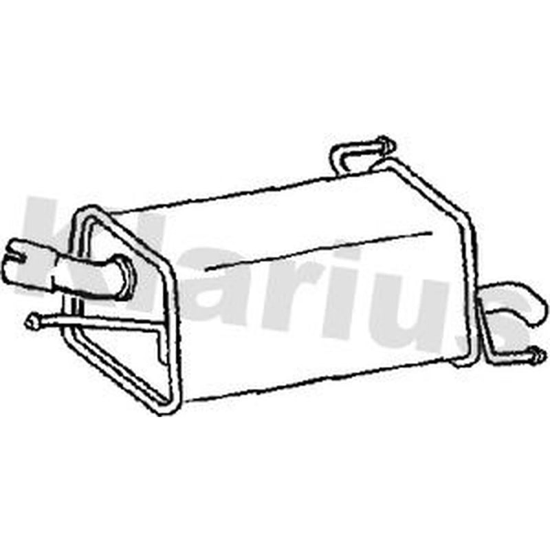 Klarius Box With Tail Pipe Rear GM490G