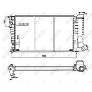 NRF Engine Radiator 58233
