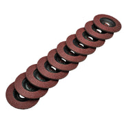 Draper Aluminium Oxide Flap Discs 115mm 60 Grit (Pack of 10)
