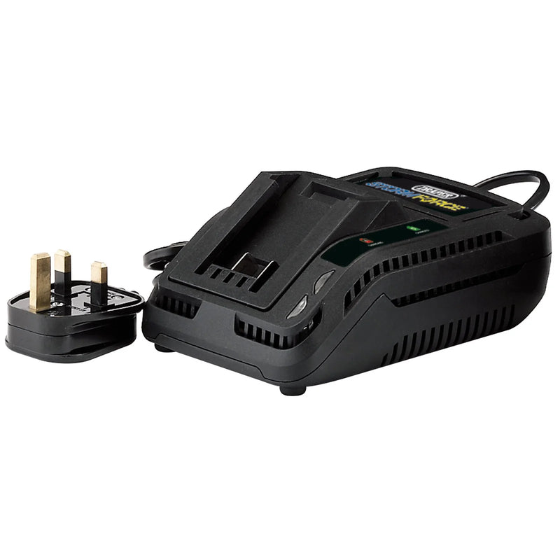 Storm Force Charger BC20A with 2 x 3.0Ah Batteries & Impact Sockets