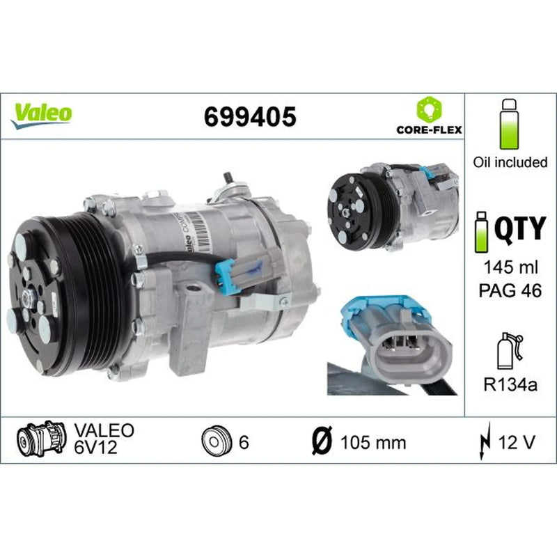 Valeo Air Conditioning Compressor 699405