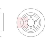 Apec 2 x Solid Rear Brake Discs DSK3123