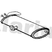 Klarius Box With Tail Pipe Rear SZ170B