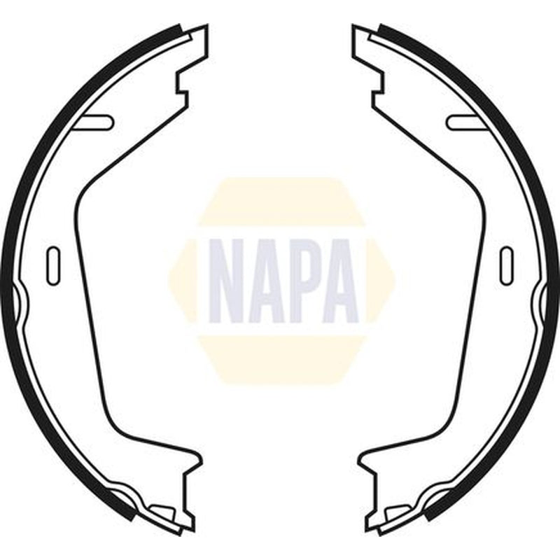 NAPA Parking Brake Shoe Set NBS5005