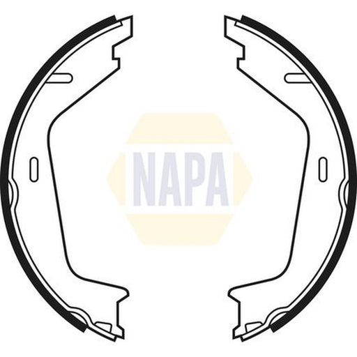 NAPA Parking Brake Shoe Set NBS5005