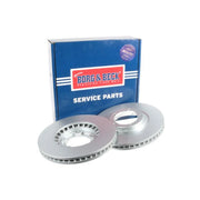 Borg & Beck 2 x Vented Front Brake Discs BBD6348