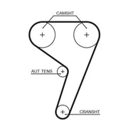 Gates Timing Belt & Water Pump Kit KP25433XS-2