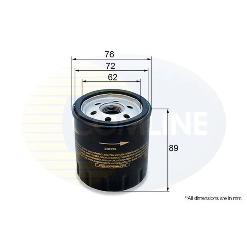 Comline Engine Oil Filter EOF282