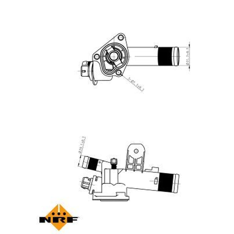 NRF Thermostat,Coolant 725056