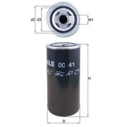 Mahle Engine Oil Filter OC 41