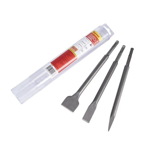 Starrett SDS Plus Chisel Set, 3 Piece - KCPK03