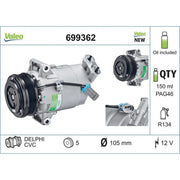 Valeo Air Conditioning Compressor 699362
