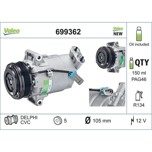 Valeo Air Conditioning Compressor 699362