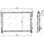 NRF Engine Radiator 58085