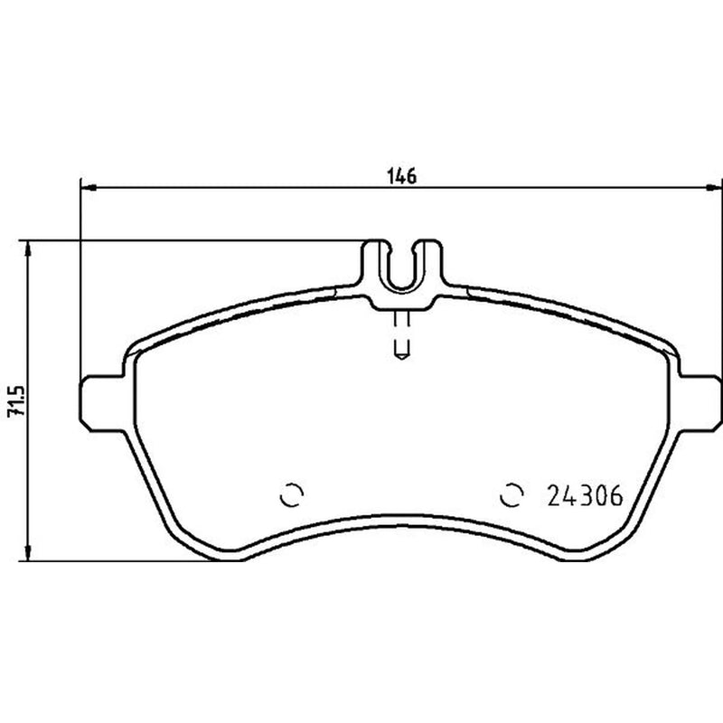 DON Front Brake Pad Set PCP1024