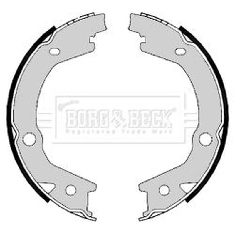 Borg & Beck Parking Brake Shoe Set BBS6406