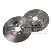 Key Parts 2 x Rear Brake Discs KBD4601