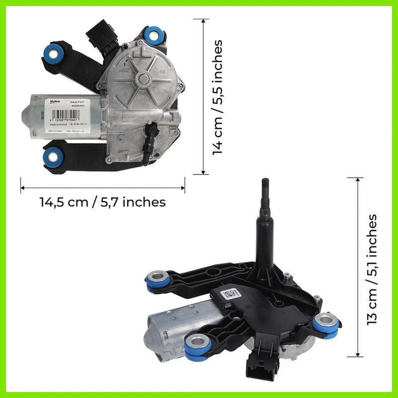 Valeo Front/Rear Wiper Motor Rear 582707