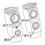 NRF Air Conditioning Expansion Valve 38399