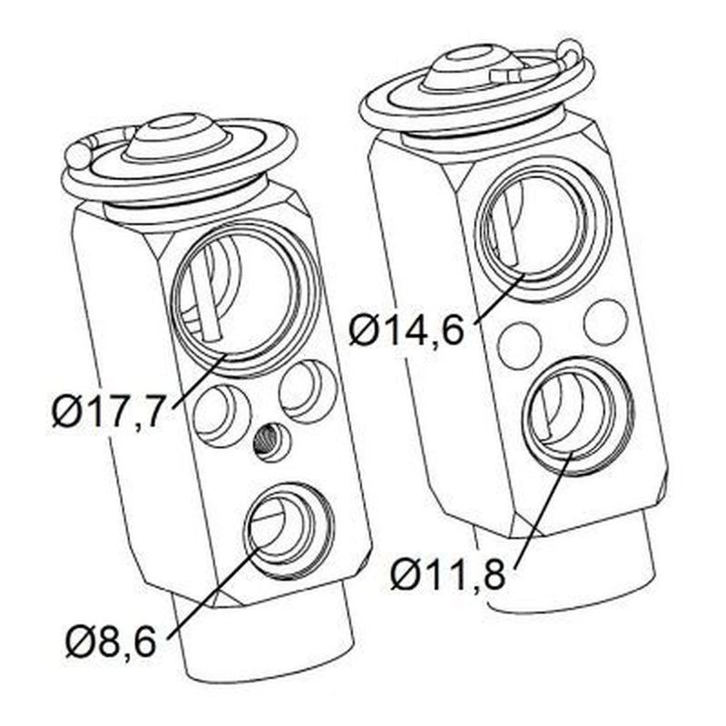 NRF Air Conditioning Expansion Valve 38399