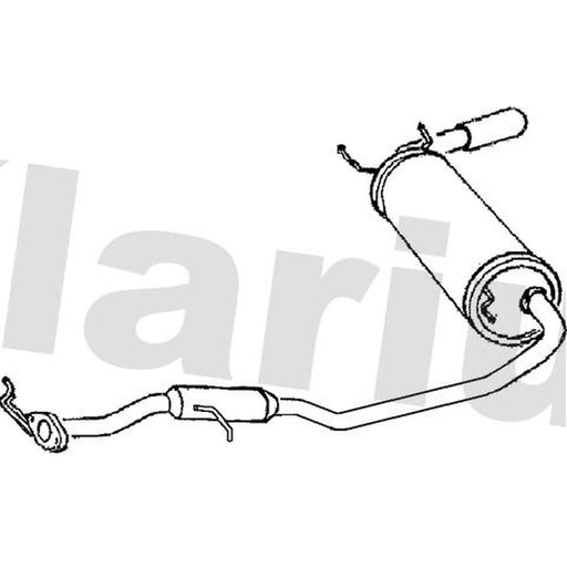 Klarius Box With Tail Pipe Rear MA167C