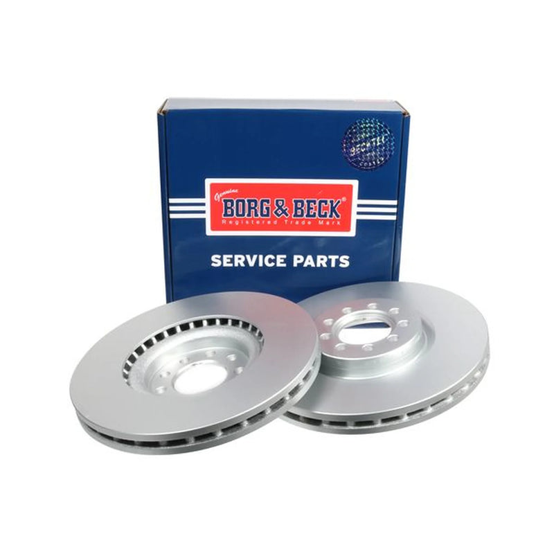 Borg & Beck 2 x Vented Front Brake Discs BBD4711
