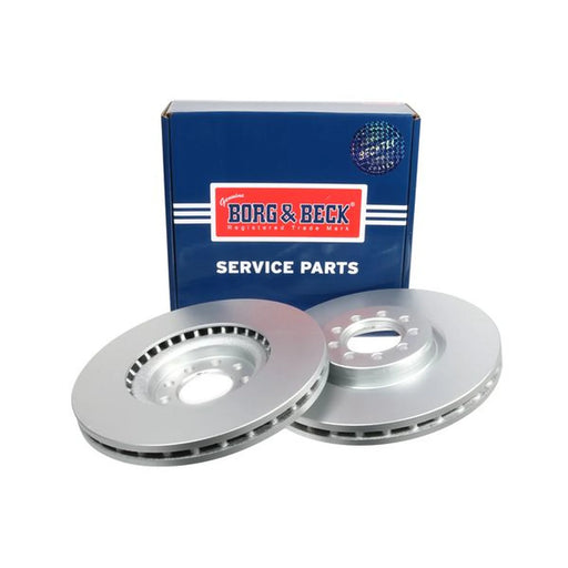 Borg & Beck 2 x Vented Front Brake Discs BBD4711