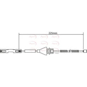 Apec Handbrake Cable Left Rear CAB1153