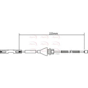 Apec Handbrake Cable Left Rear CAB1153