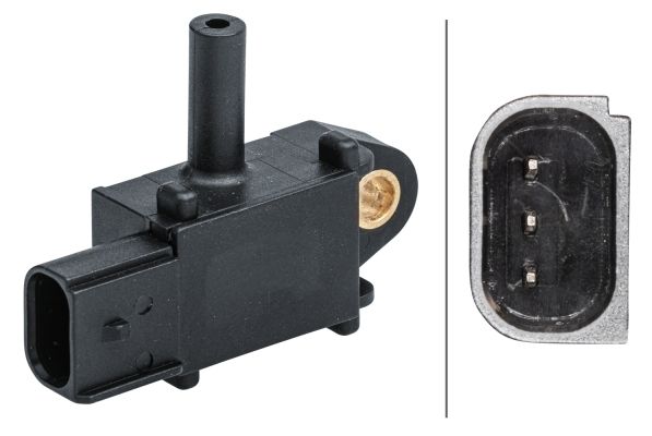 Hella 6PP 009 409-551 Sensor, exhaust pressure
