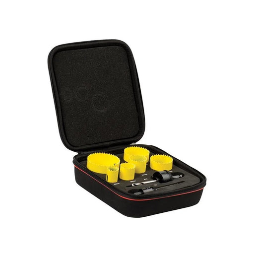 Starrett KFC06023 Fast Cut Bi-Metal General Purpose Holesaw Kit, 8 Piece