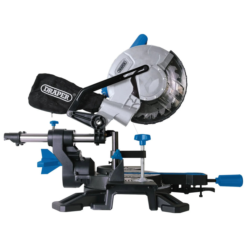 Draper 230V Sliding Compound Mitre Saw SMS210B 210mm 1500W