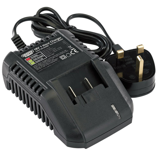 Draper 18V Universal Battery Charger for Li-ion & Ni-Cd Packs