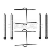 Borg & Beck Brake Pad Accessory Fitting Kit Front BBK1015