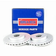 Borg & Beck 2 x Vented Front Brake Discs BBD4355